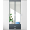 Armadio AVANTI TRENDSTORE Hanu - Armadio in legno laminato a 2 ante a battente in l