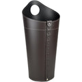 Porta ombrelli con vano contenitore marrone