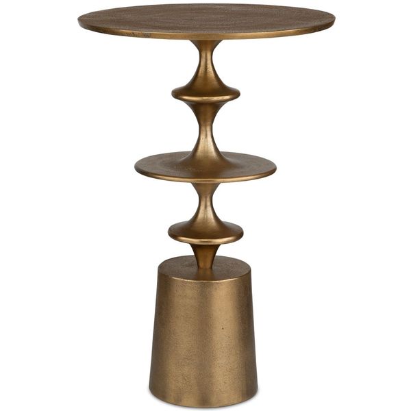 Tavolo decorativo Flight in Ottone