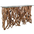 Consolle in legno di teak finitura Naturale
