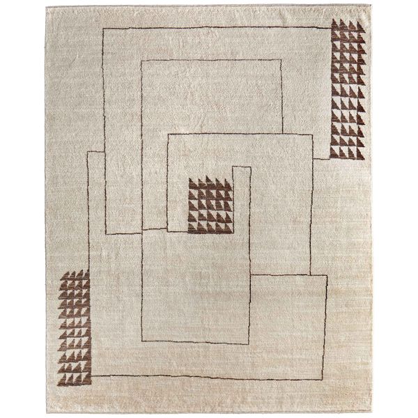 Tappeto Agape 69H7F, Colore Beige