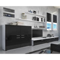 Set soggiorno Skraut Home - Mobili per Soggiorno - 189 x 300 x 42 cm - Sistema di Illumin 189 x 300 x 42 cm