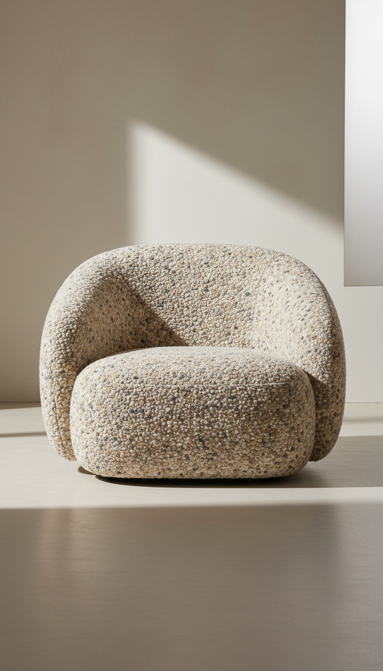 Pebble Wool Lounge Chair
