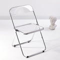 Sedia pieghevole clear