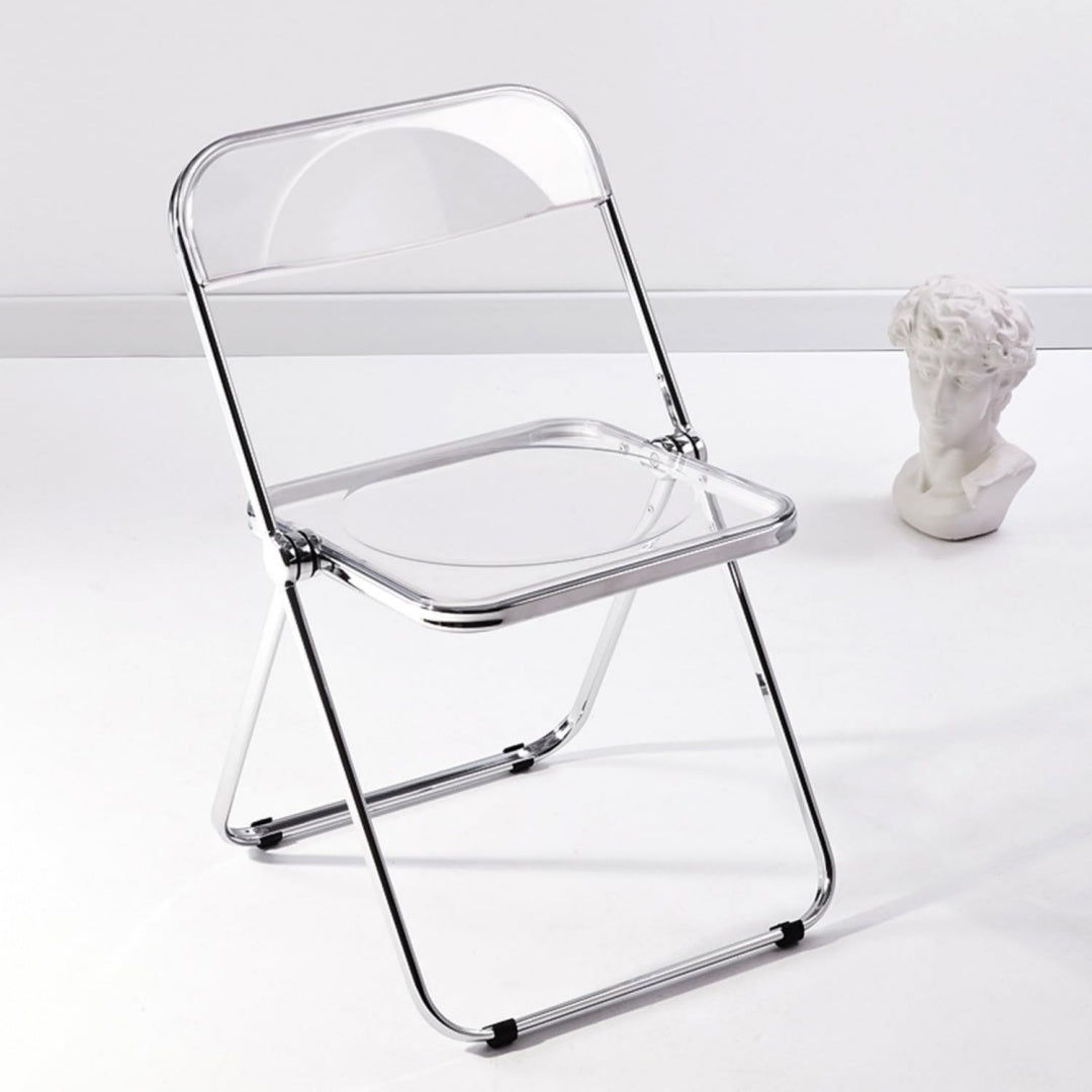 Sedia pieghevole clear