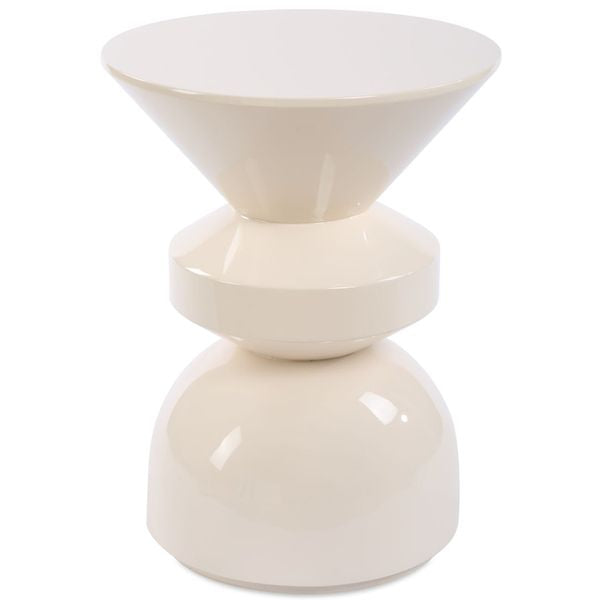 Tavolo decorativo Lyford, Colore Crema