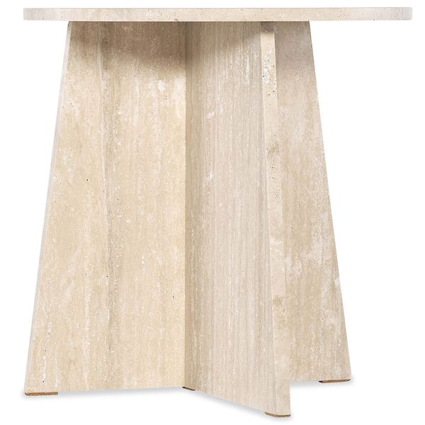 Tavolino d'angolo Cirque, Colore Beige