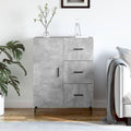 Armadio Home Giardino Credenza Grigio Cemento 69.5x34x90 cm Legno Ingegnerizzato