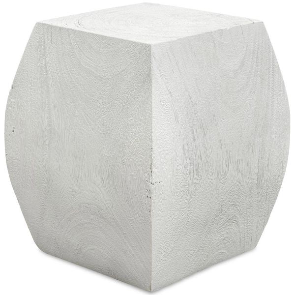 Sgabello decorativo Grove, Colore Avorio