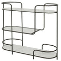 Carrello bar consolle nero satinato