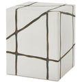 Sgabello da giardino Rocklyn, Colore Bianco